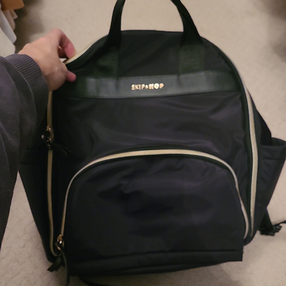 Skip Hop Black Baby Bag